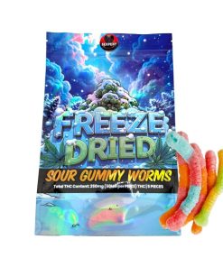 freeze dried sour gummy worms