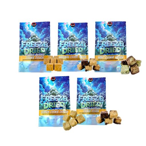 freeze dried cookies doughs